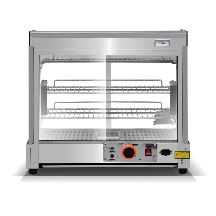 Food Warming Machine/Warmer Showcase/Glass Food Warmer Display Showcase