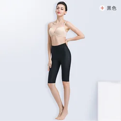 Knee length with front hooks Bodyshaper pant for women after thigh liposuction surgery