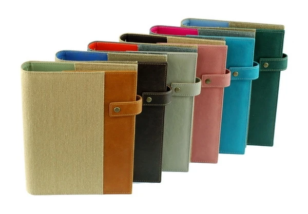 New Design Simple Canvas Note Book Cover Color Contrast Loose Leaf Book Folder Book Cover