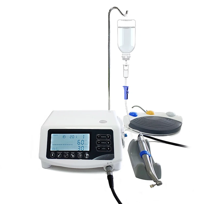 
High quality safety accuracy dental implant surgery motor with 20:1 led handpiece 