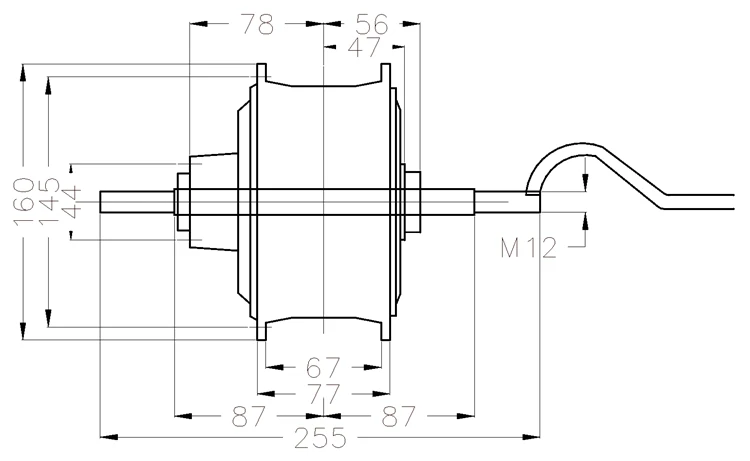 20 inch fat tire motor 500W hub motor mountain bike