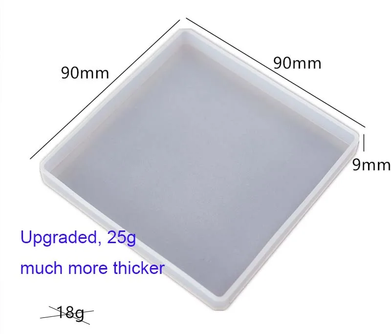 S1211 Подставка под подставку, квадратная подставка, силиконовая форма