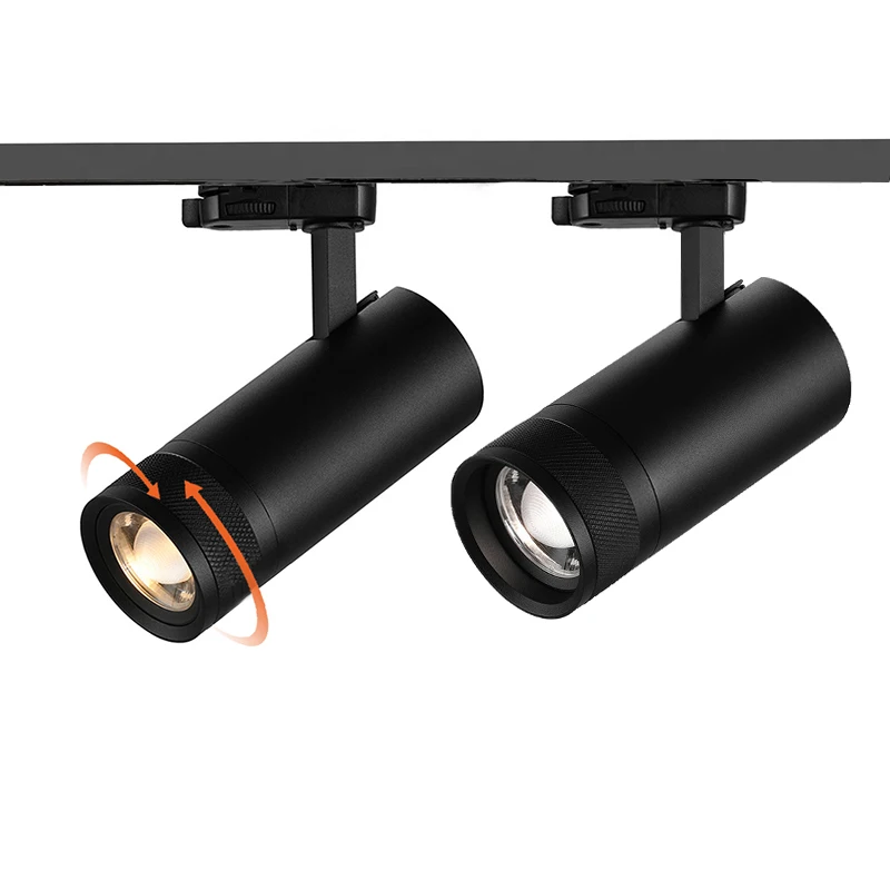 museum gallery shop 15W 20W adjustable spot lights ceiling led track light dimmable led spot light