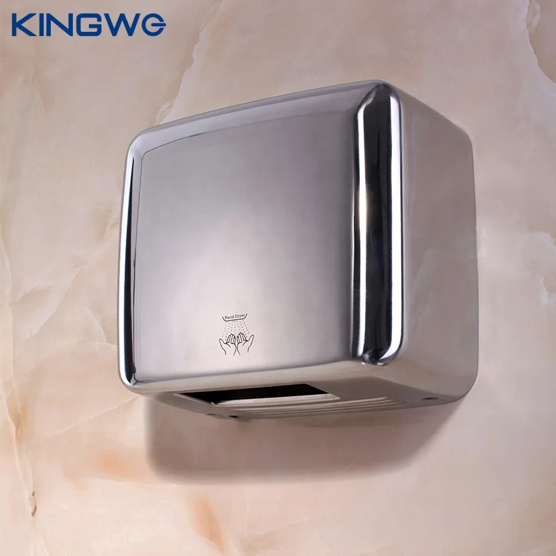 High Speed Stainless Steel Infrared Sensor Automatic Hand Dryer For Bathroom Toilet Use