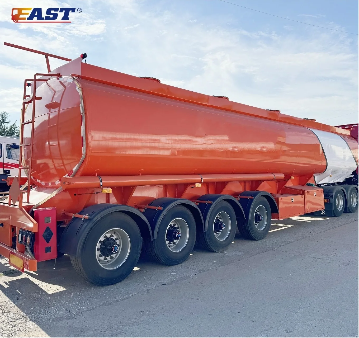 EAST 4 axles oil tanker ship trailer on sale