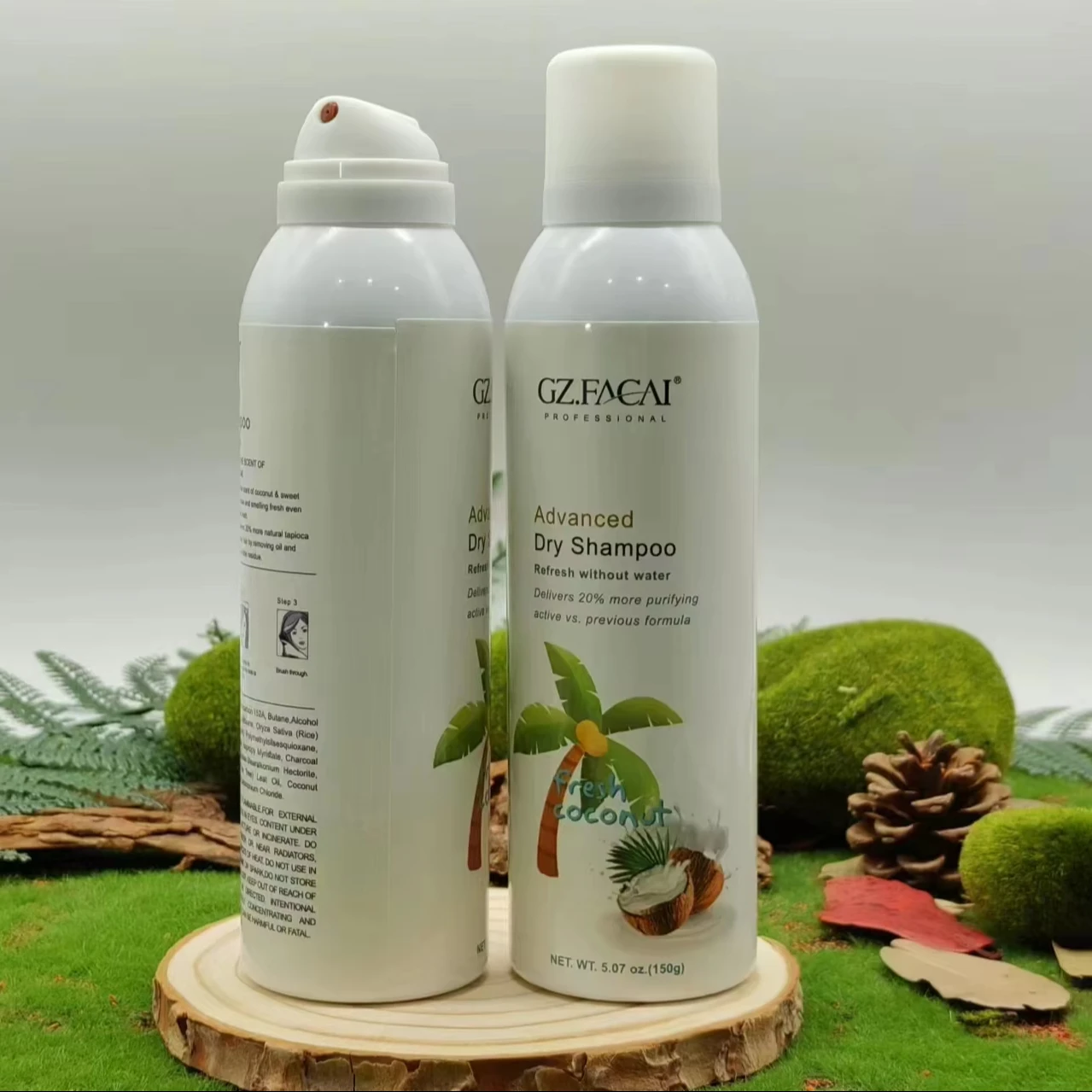 Private Label Natural Organic Hair Dry Spray Powder Hair Dry Texturizing Spray Volume Hair Powder for Women 150ml