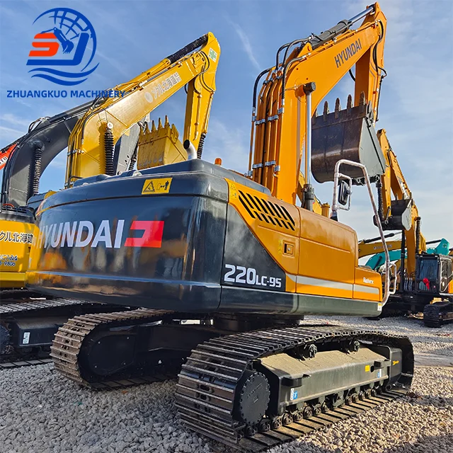 Подержанная Hyundai220-9s Hyundai305-9t гидравлическая гусеничная машина используется 22 тонны 30 тонн Hyundai Excavadora