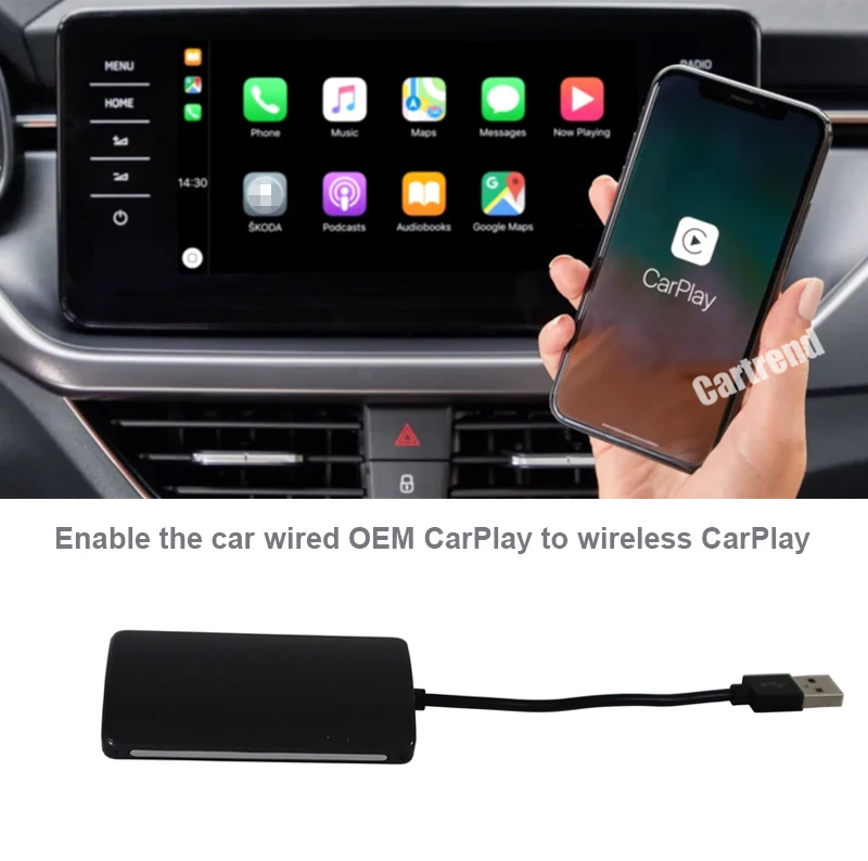 2020 CarPlay Wireless Adapter Covert Factory carplay to wireless carplay