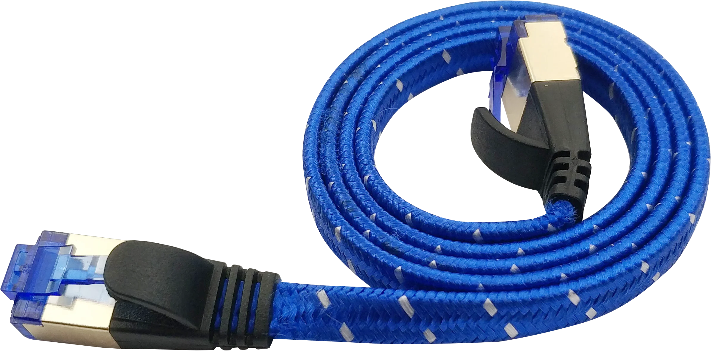 Behpex  Robust nylon fiber jacket Cable data Cat6a lan cable
