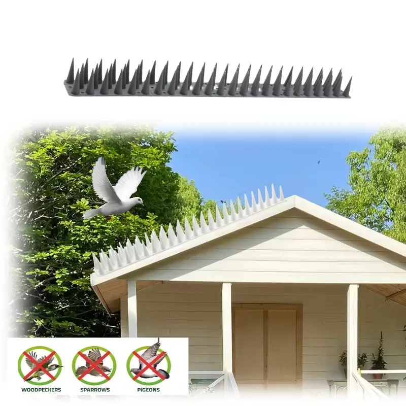 Anti Climb Deterrent Outdoor Plastic Bird Prevention Spikes Bird Scare Spikes Bird Control Spikes