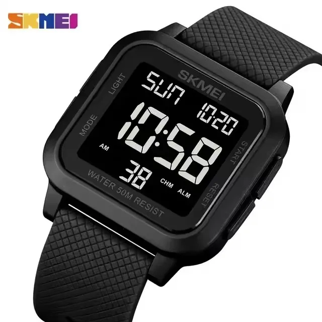 SKMEI 1894 Outdoor Sports Watch Men LED Display Digital Watch Waterproof Calendar Electronic Alarm Clock reloj hombre Wristwatch