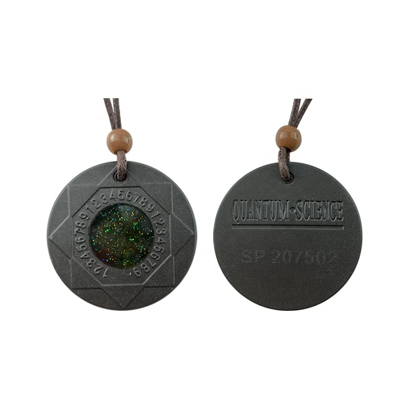 8019 Temperature changing color nano energy pendant with above 6000cc ions for the promotion section