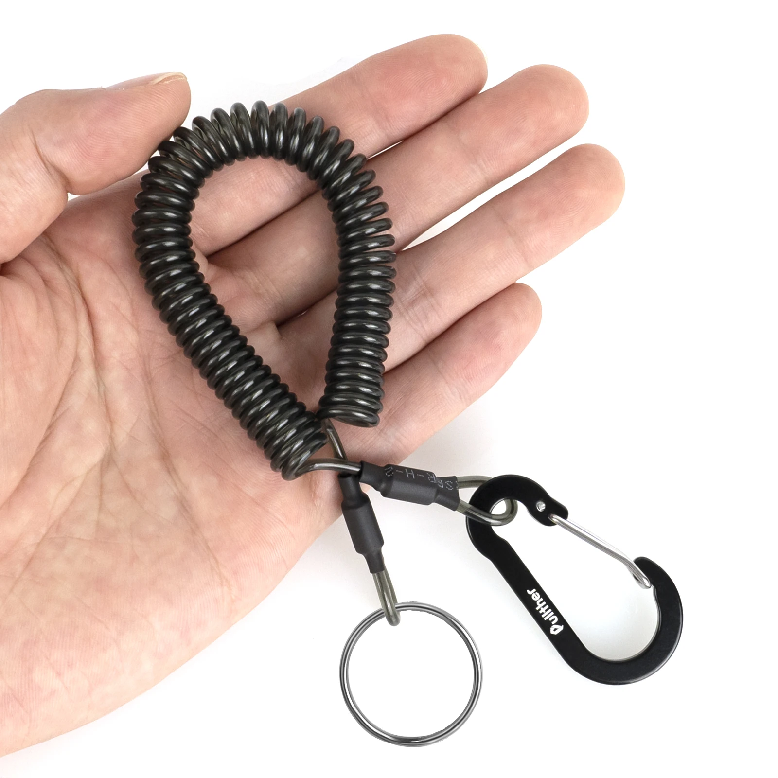 Pullther fly fishing hanging rope with telescopic buckle anti loss key pliers tool rope fishing accessories