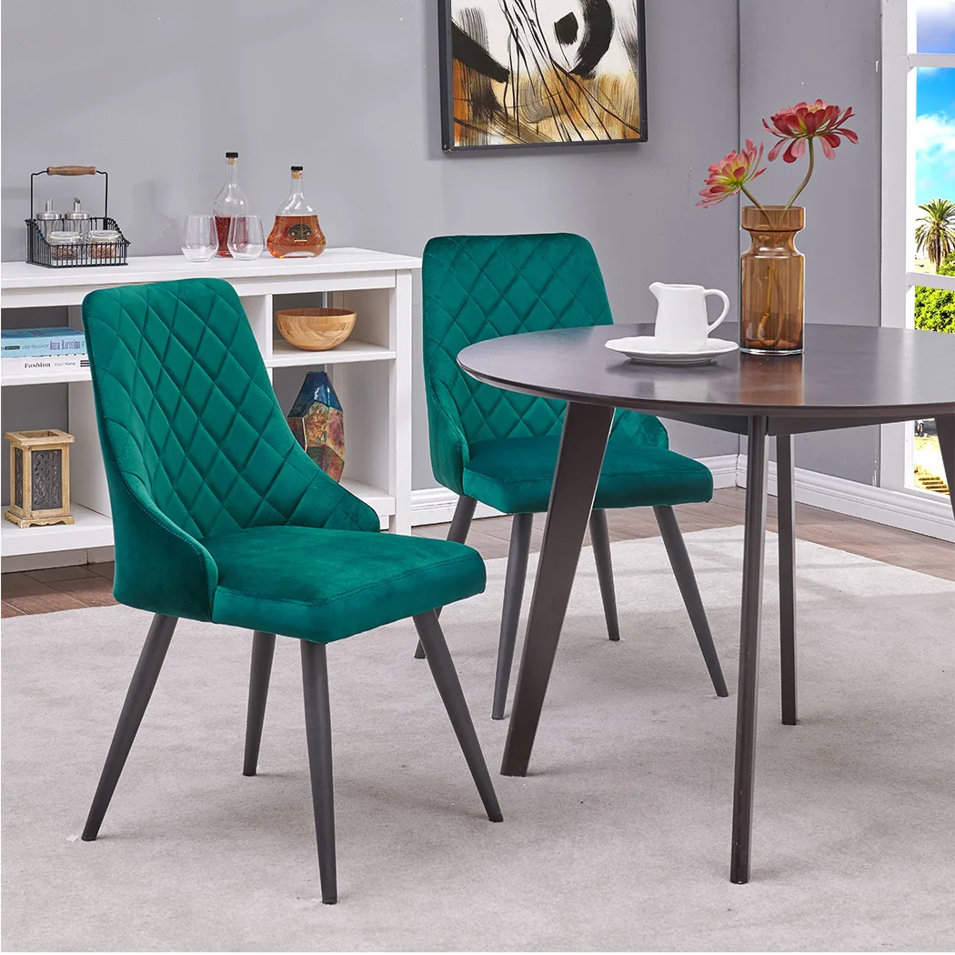 Бархатная обивка, стул для гостиной и столовой