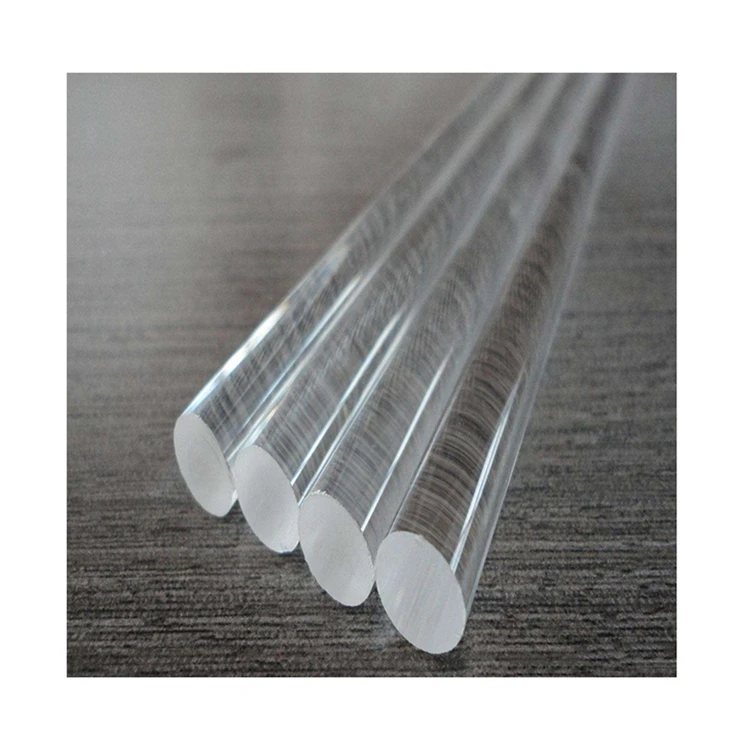 High Temperature Clear Quartz Glass Insulator Rod Cutting Custom Size Zirconia Ceramic Rod