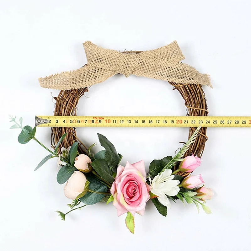 colorful spring decoration wreath deco mesh wreath supplies wholesale mesh wreath