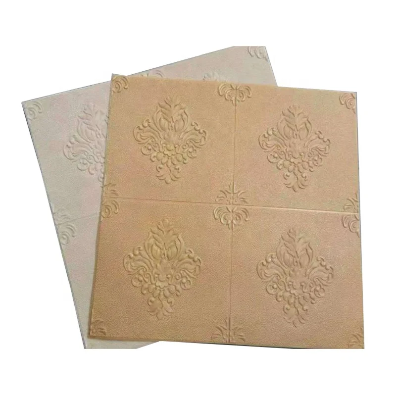 China Factory PE Foam Vinyl Sticker Brick Wall Paper Home Decoration Wall Stickers