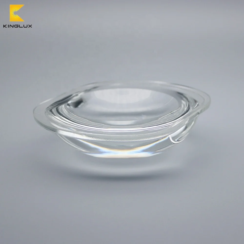 Factory price super clear wide beam 120degree glass optical lens for 3590 cob led grow light