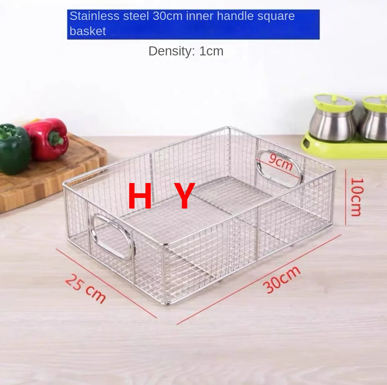 Customized special Wire Mesh Metal Storage Basket stainless steel 304 wire basket storage wholesale metal mesh basket
