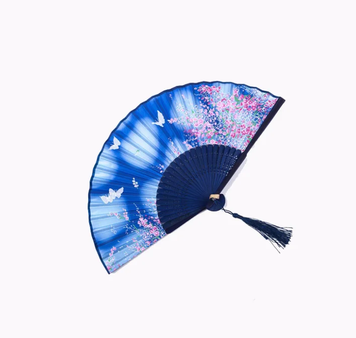 Promotion Gift Bamboo Fans Designs Fashion High Quality Personalized Print Paper Hand Fans