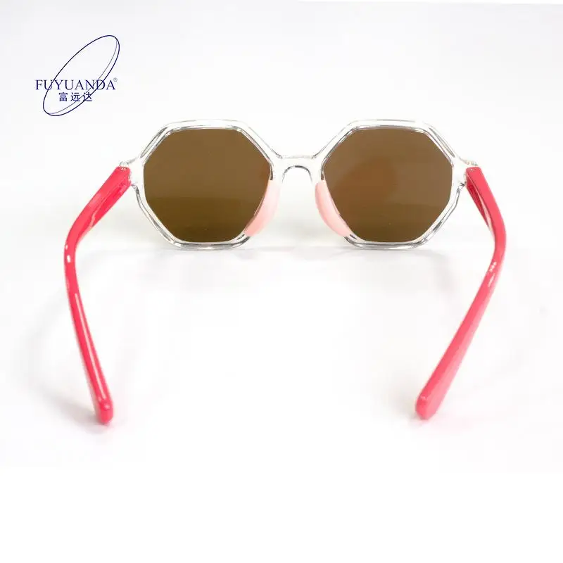 2024 TR90 Frame Children sunglasses polarized Sunglasses UV400 High Quality Blue Red Square Sport Sunglasses River Blending