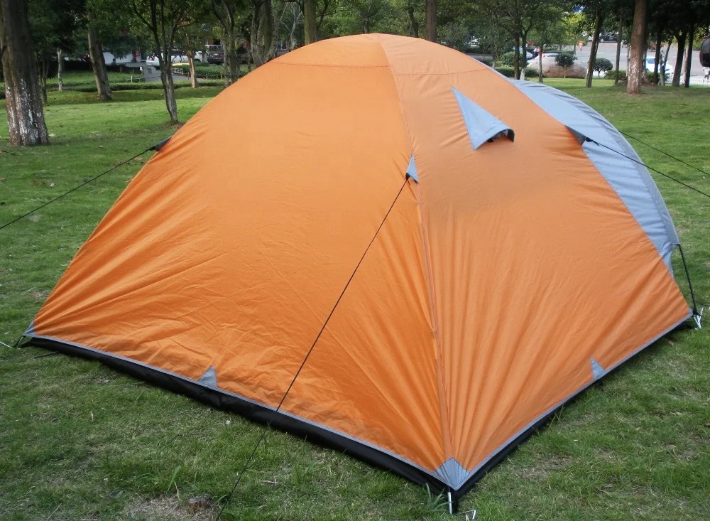 JWJ-019 Promotion outdoor soundproof 3 person large dome tourist tent