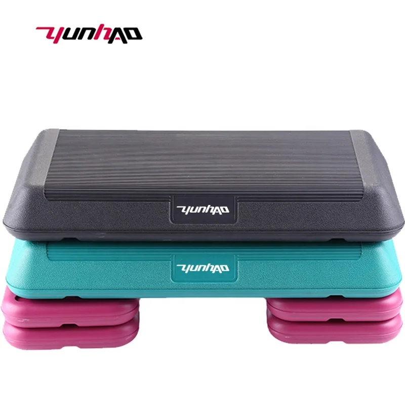YunCheng Factory Wholesale Fitness 72CM 3 Levels Adjustable Aerobic Step For Chidren Adults