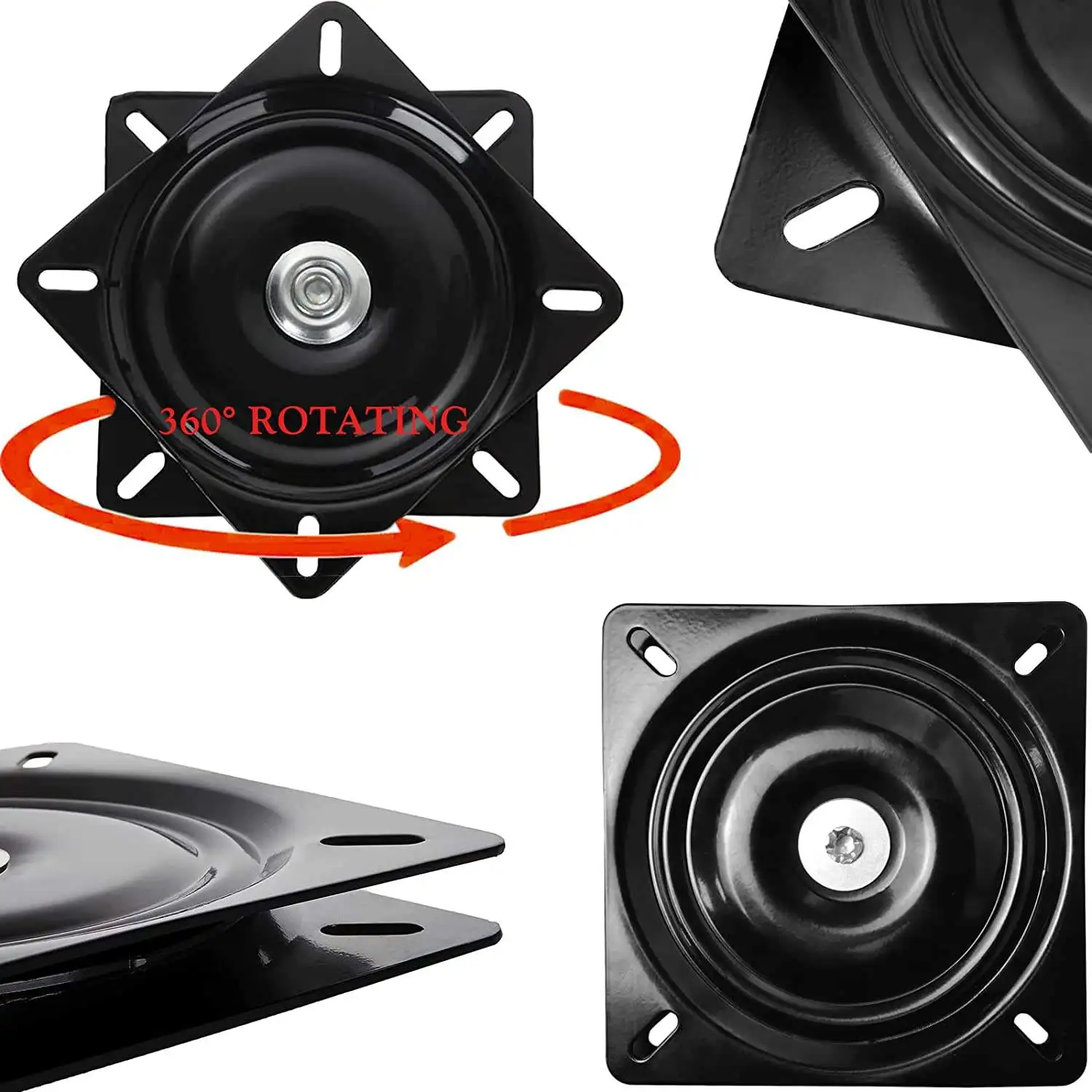 Customized Foshan Furniture Hardware Heavy Duty Industrial Rotating Turntable Swivel Plates