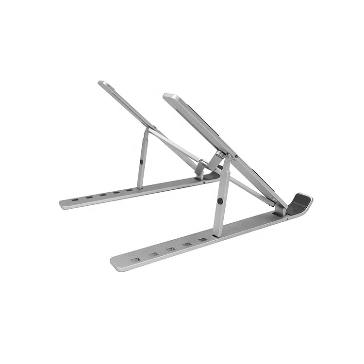 Adjustable folding laptop stand computer folding notebook pc stand for tablet laptop