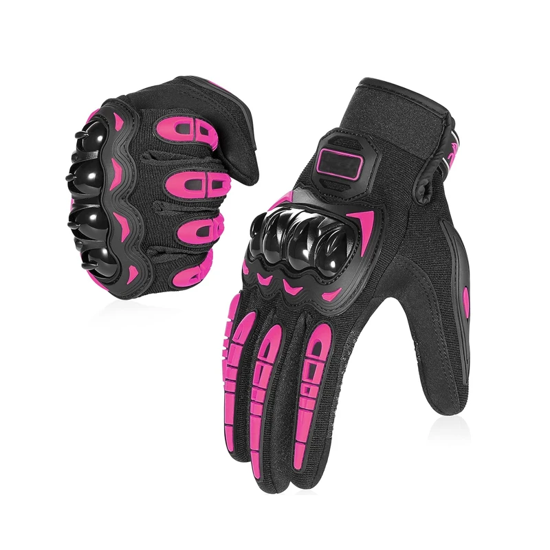 OEM Custom Motorcycle Gloves With Logo Sports Full Finger Anti Slip Gel Pad Motorcycle Bike Gloves