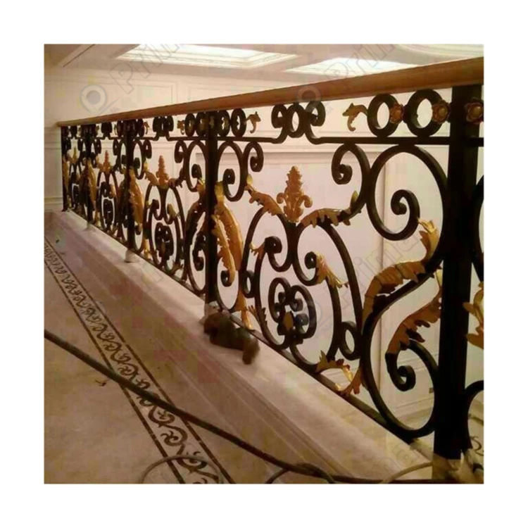 Creative Design Spindle Crystal Stair Railing  Cable Deck Railing Hardware Factory Price Wrought Iron Garden Fence