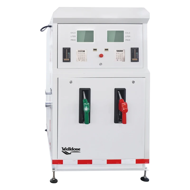 WELLDONE fuel station mobile fuel station mini station with liquid gauge