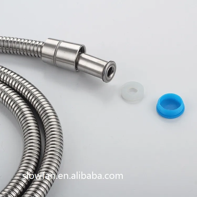Shower hose manufacture 1.5m chrome shower hose spiral shower hose stainless steel