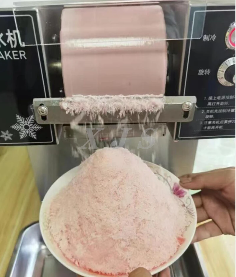 1200 Вт автоматическая машина для водяного охлаждения Bingsu Корейская бритья снега льда кофе мороженого
