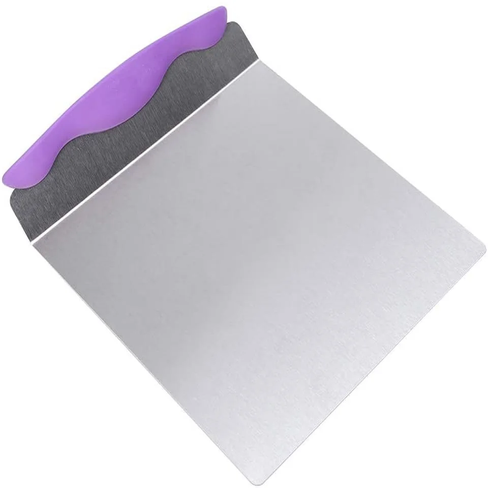 DIY stainless steel fondant paste tool square server cake cookie pancake lifter transfer cake shovel