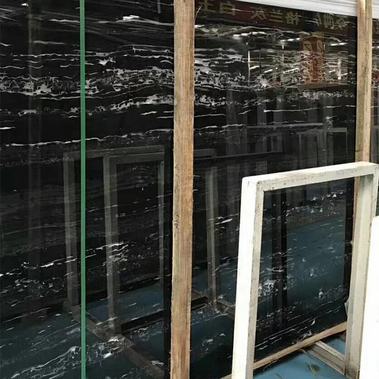 Cheap China Black Galaxy Marble Black Galaxy Tile Hot Seller