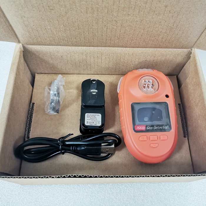 High resolution PG610 LEL combustible gas detector 3-5 year sensor life portable gas detector