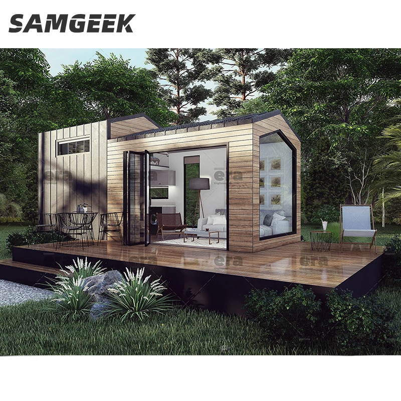 Wholesale Made In China Prefab Homes DIY 2 Bedroom Container Wood Light Steel Structure Building