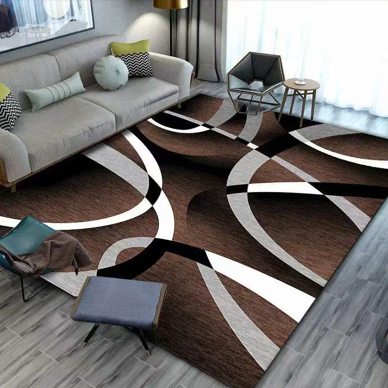 Custom Nordic geometry center luxurious carpet living room carpets and rugs rectangular area rug bedroom bedside floor ma