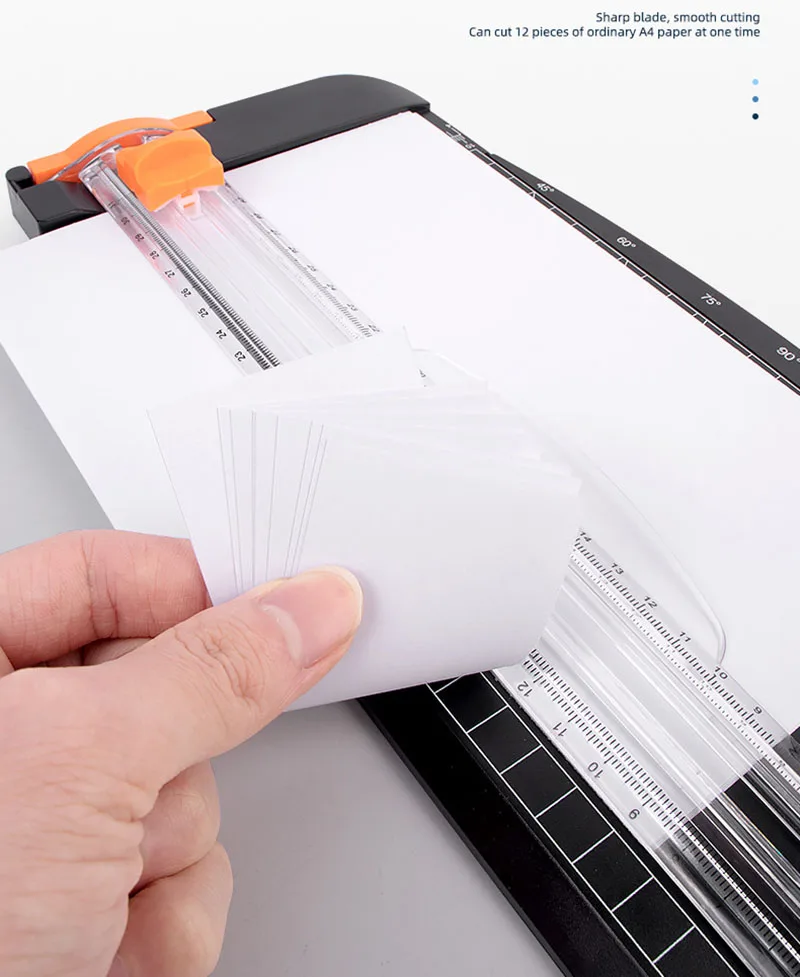 A4 Paper Cutter 12 Inch Titanium Paper Trimmer Scrapbooking Tool for Cutting Craft Paper Coupon Label and Cardstock