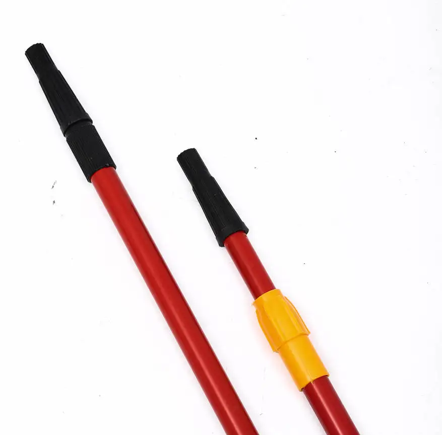 New 2024 Telescopic Metal Stick Iron Stick Broom Handle Mop Handle Metal Tube Broom Stick For Window squeegee/Scrubber/Brush