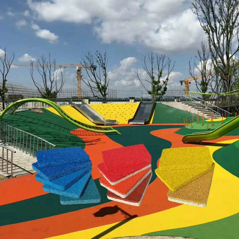 Зеленые резиновые гранулы Epdm: износостойкие и экологически безопасные для отдыха