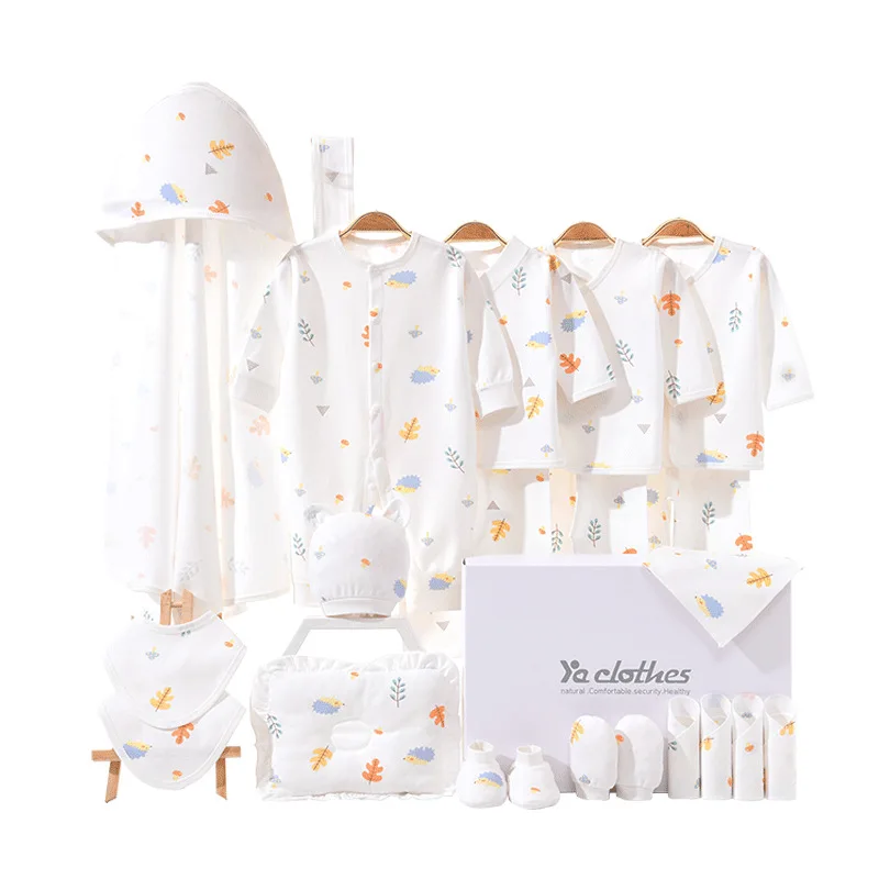 22 Pcs Socks Gift Box Newborn Gift Set Box Baby Clothes  0-6 Months