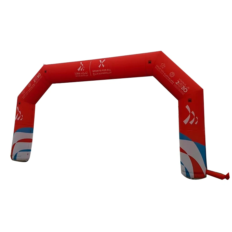 Outdoor Giant Start Finish Line Inflatable Entrance Archway For Sport event Air Sealed floating Inflatable Race Arch