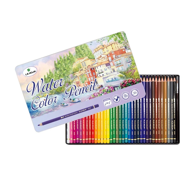 Wholesale New arrival Professional Watercolor Drawing Pencils Water Colour Pencil Set Drawing sketch watercolor pencil set