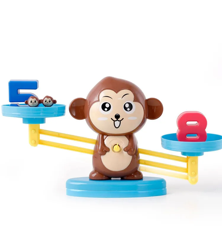 LQQ1230 Preschool Educational Toys Digital Animal Balance Math Game Early Childhood Math Count Toys