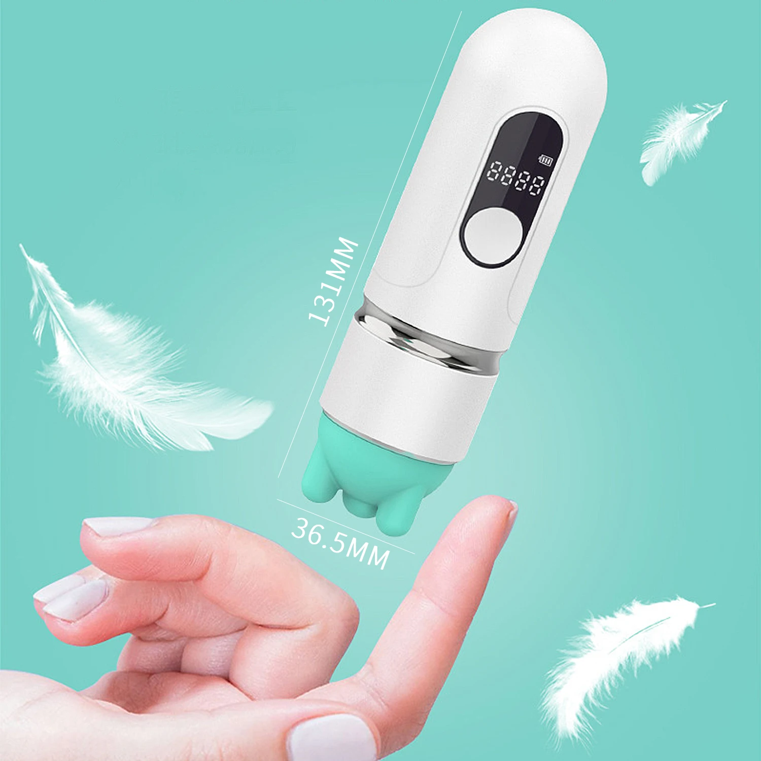 USB Rechargeable Head Replaceable Relaxing Pet Grooming Tool Pet Massage for dogs and cats