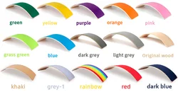 FUN 1 MOQ Wholesale montessori fitness surfing wood balance board wobble balance board for kids toy