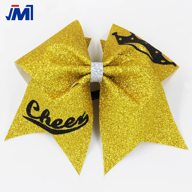 Лидер продаж большой размер блестящий бант высокого качества для чарлидинга