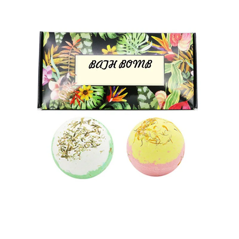 Bath Bombs Gift Set Handmade Colorant Press Bubble Spa Bath 4 Flavors Natural Vegan Organic Fizzy Bathbombs for Women Kids&Girls